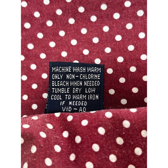VTG Blair Mens XL Western Rodeo Red Polka Dot Short Sleeve Button-Up Shirt - Picture 4 of 9